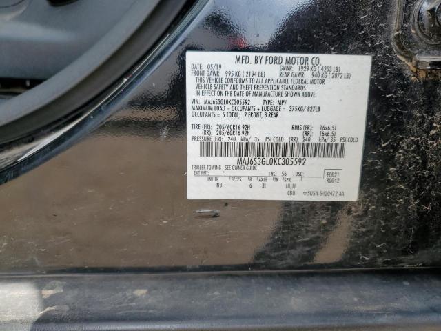 2019 FORD ECOSPORT S - MAJ6S3GL0KC305592
