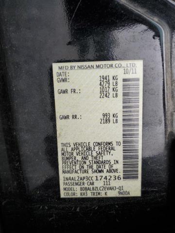 2012 NISSAN ALTIMA BAS - 1N4AL2AP3CC174236