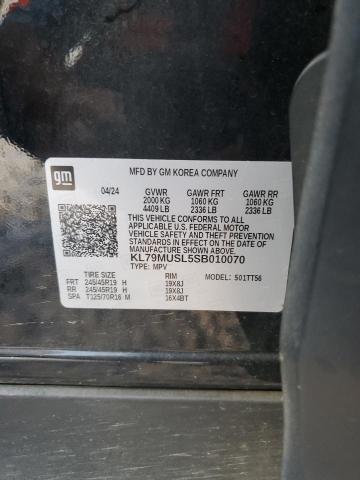 2025 CHEVROLET TRAILBLAZER RS KL79MUSL5SB010070