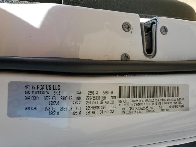 2019 JEEP CHEROKEE L 1C4PJLDN7KD285505