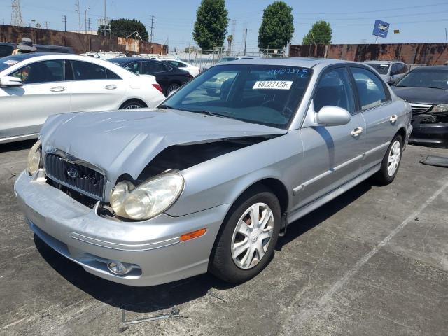 HYUNDAI SONATA GL 2004 silver  gas KMHWF25H54A928224 photo #1