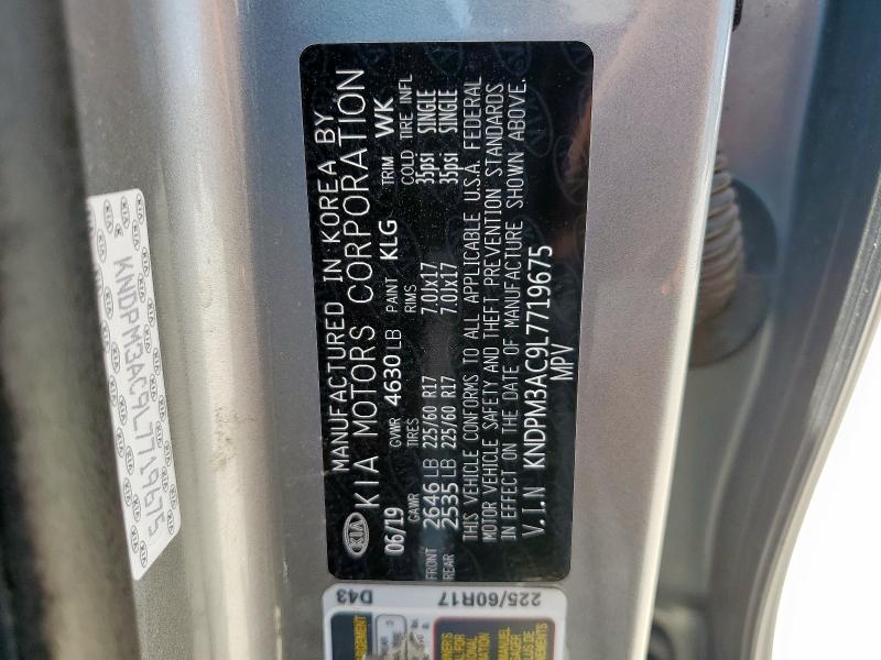 2020 KIA SPORTAGE L KNDPM3AC9L7719675