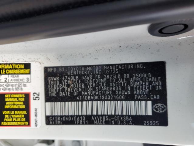 2025 TOYOTA CAMRY XSE 4T1DBADK1SU021606