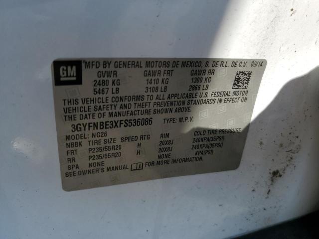 2015 CADILLAC SRX LUXURY COLLECTION 3GYFNBE3XFS536086