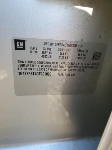 2016 CHEVROLET MALIBU LT 1G1ZE5ST4GF201090