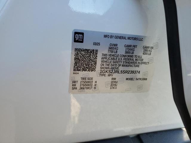 2025 GMC YUKON XL DENALI 1GKS2JRL5SR239374