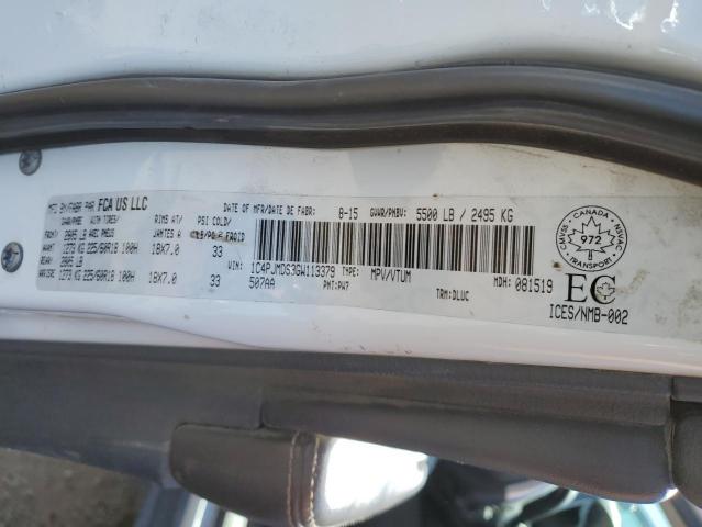 2016 JEEP CHEROKEE L 1C4PJMDS3GW113379