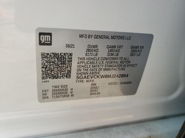2021 BUICK ENCLAVE AV 5GAEVCKW8MJ242854