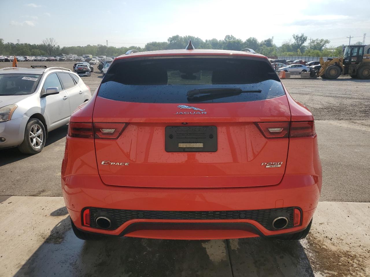 JAGUAR E-TYPE CHECKERED FLAG