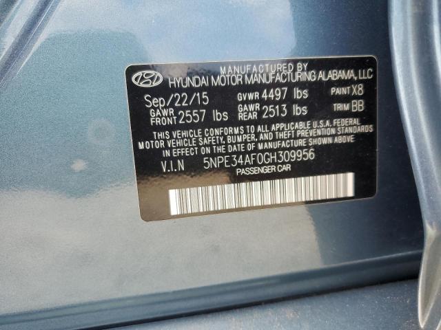 2016 HYUNDAI SONATA SPO 5NPE34AF0GH309956