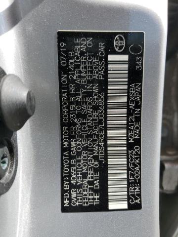 2020 TOYOTA COROLLA SE JTDS4RCE7LJ036856