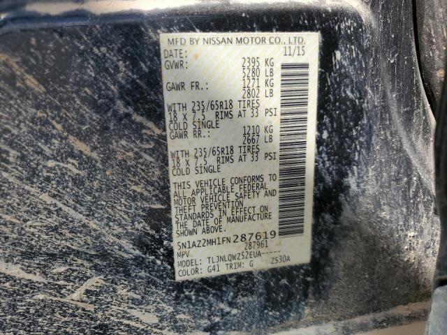 2015 NISSAN MURANO S - 5N1AZ2MH1FN287619