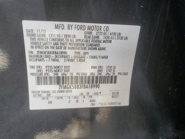 2015 FORD FLEX SE - 2FMGK5B83FBA18990