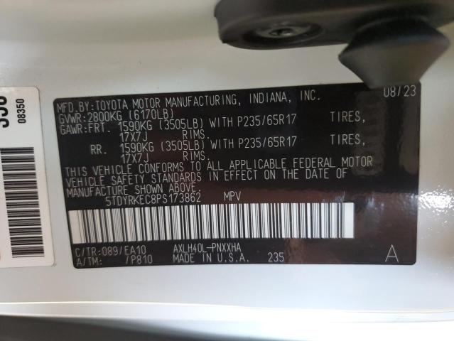 2023 TOYOTA SIENNA XLE 5TDYRKEC8PS173862