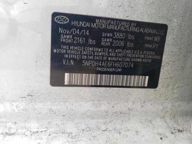 2015 HYUNDAI ELANTRA SE - 5NPDH4AE6FH607074