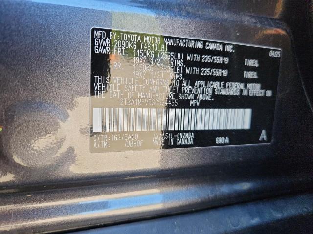 2025 TOYOTA RAV4 XLE P 2T3A1RFV6SC524455