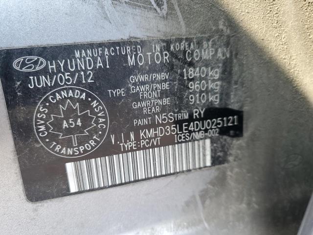 2013 HYUNDAI ELANTRA GT - KMHD35LE4DU025121