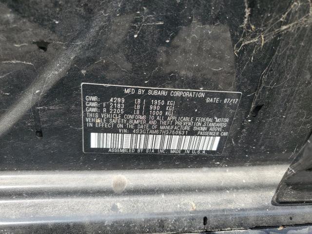 2017 SUBARU IMPREZA SP 4S3GTAM67H3750631