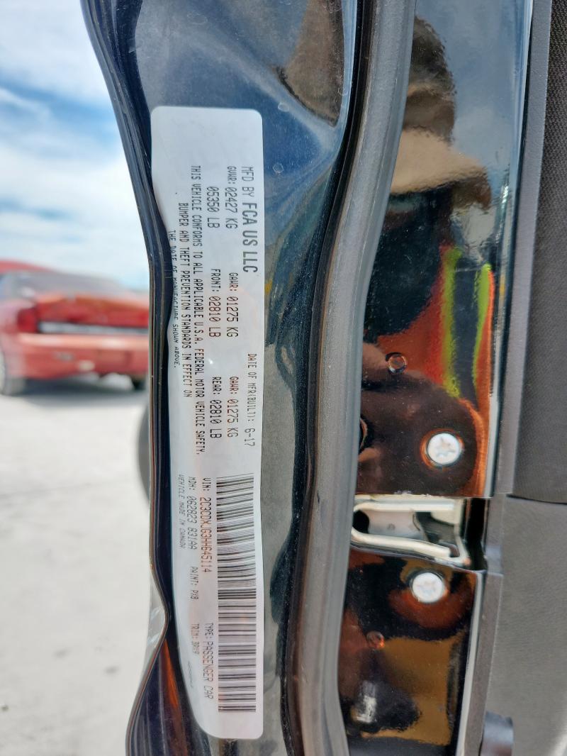 2017 DODGE CHARGER SX 2C3CDXJG3HH645114
