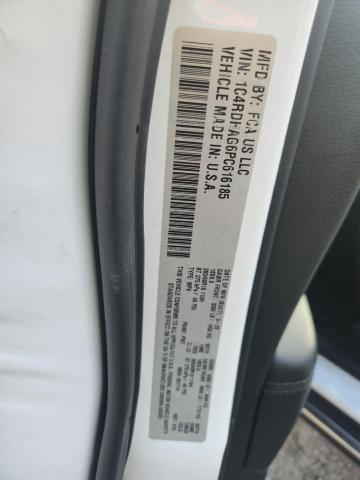 2023 DODGE DURANGO SXT 1C4RDHAG6PC616185