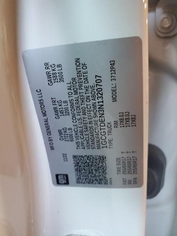 2022 CHEVROLET COLORADO Z 1GCGTDEN3N1320707