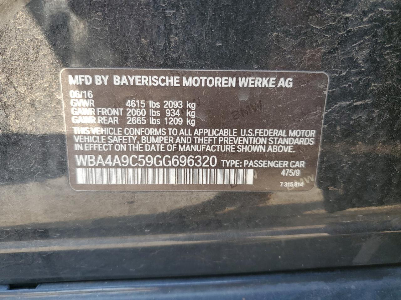 BMW 4 SERIES GRAN COUPE I GRAN COUPE SULEV