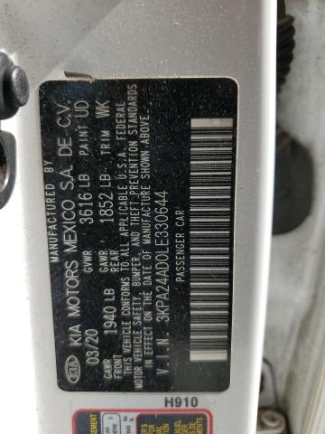 2020 KIA RIO LX 3KPA24AD0LE330644