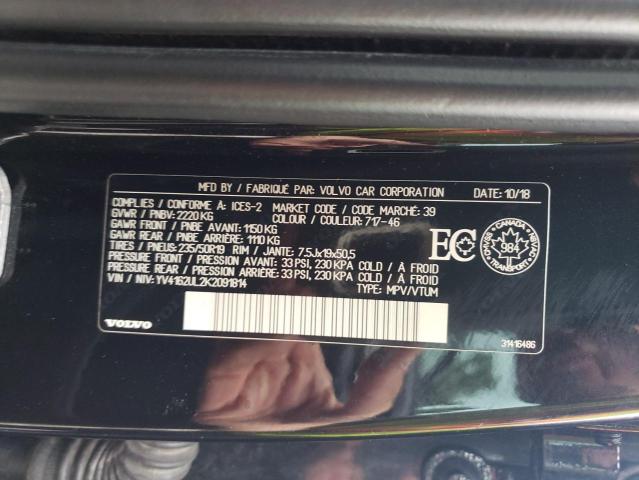 2019 VOLVO XC40 T5 IN YV4162UL2K2091814