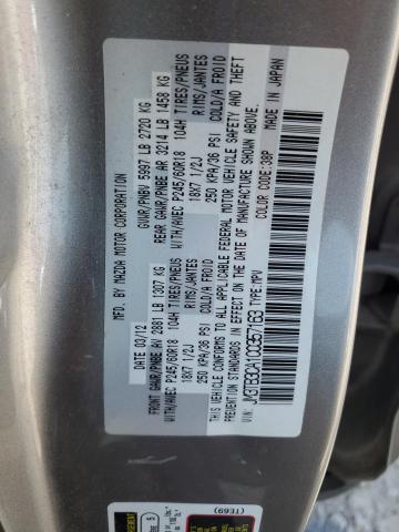 2012 MAZDA CX-9 - JM3TB3CA1C0357163