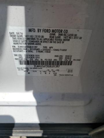 2016 LINCOLN MKT 2LMHJ5AT2GBL01397