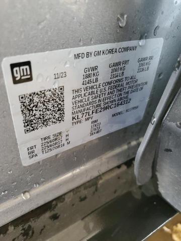 2024 CHEVROLET TRAX LS KL77LFE29RC164312