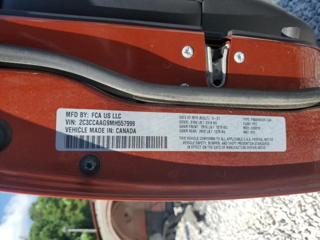 2021 CHRYSLER 300 TOURING 2C3CCAAG9MH557999