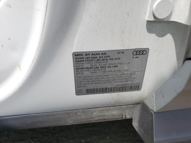 2018 AUDI Q5 PREMIUM WA1BNAFY1J2213732