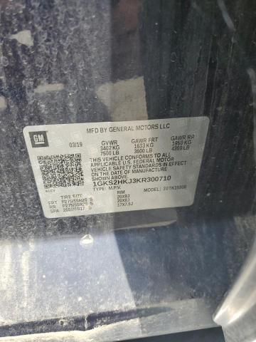 2019 GMC YUKON XL D 1GKS2HKJ3KR300710