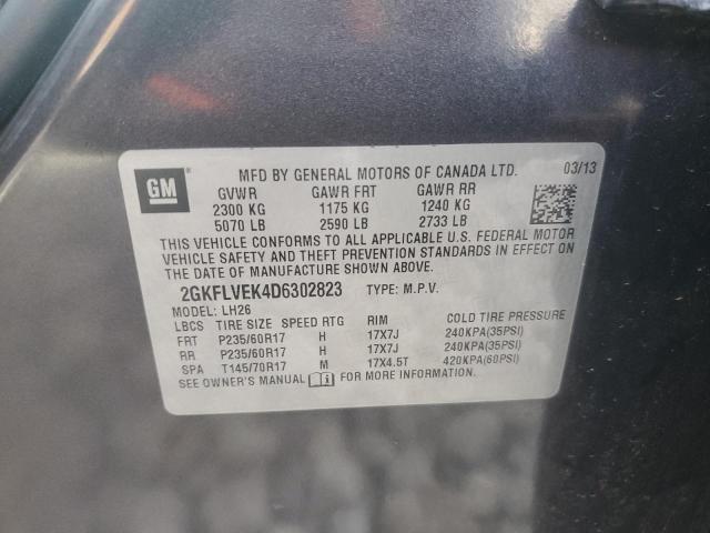 2013 GMC TERRAIN SL - 2GKFLVEK4D6302823