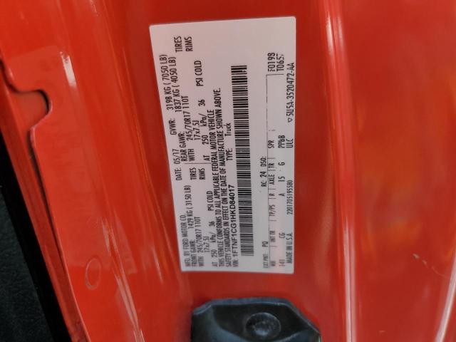 2017 FORD F150 1FTNF1CG1HKD84017