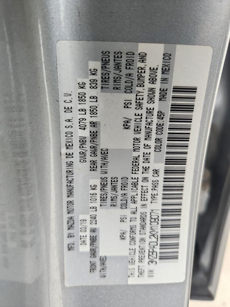 2019 MAZDA 3 PREFERRED #3305680738