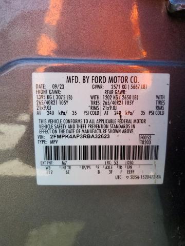 2024 FORD EDGE ST 2FMPK4AP3RBA32623