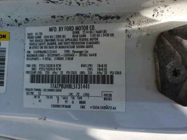 2020 FORD MUSTANG 1FATP8UH8L5131441