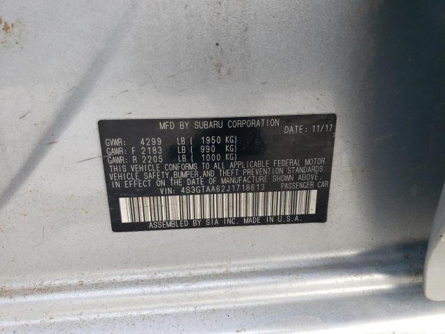 2018 SUBARU IMPREZA 4S3GTAA62J1718613