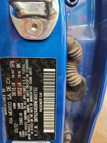 2022 KIA RIO LX 3KPA24AD8NE468192