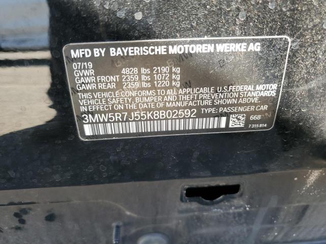 2019 BMW 330XI 3MW5R7J55K8B02592