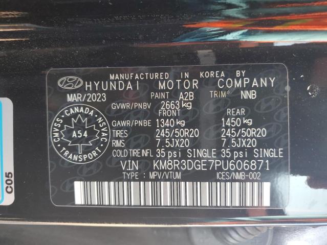 2023 HYUNDAI PALISADE X KM8R3DGE7PU606871