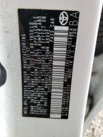 2017 TOYOTA COROLLA L - 5YFBURHE5HP729467