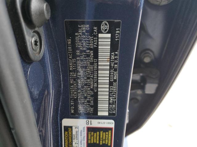 2016 TOYOTA AVALON XLE 4T1BK1EB8GU196612