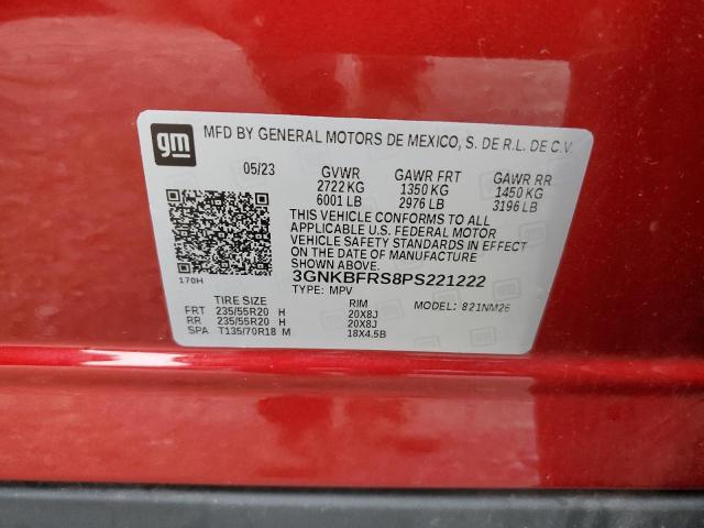 2023 CHEVROLET BLAZER PRE 3GNKBFRS8PS221222