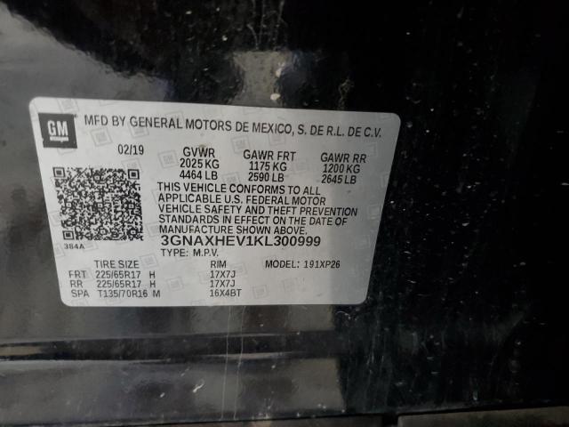 2019 CHEVROLET EQUINOX LS 3GNAXHEV1KL300999