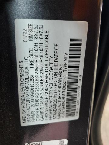 2022 HONDA ODYSSEY EX 5FNRL6H73NB052430