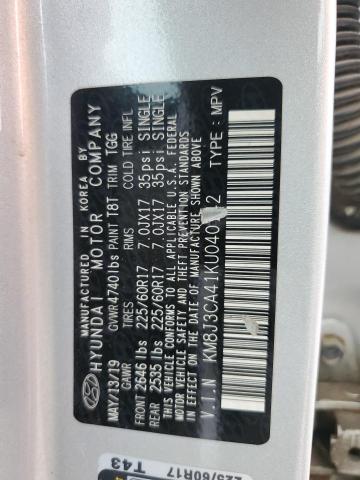 2019 HYUNDAI TUCSON LIMITED KM8J3CA41KU040142