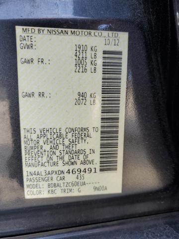 2013 NISSAN ALTIMA 2.5 - 1N4AL3APXDN469491